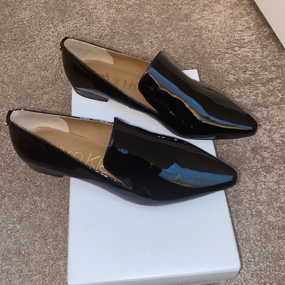 COPY - CALVIN KLEIN ELIN PATENT LOAFER